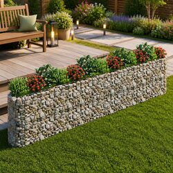 Gabion Raised Garden Bed 470x50x100cm