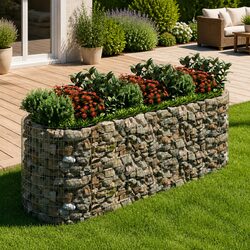 Gabion Garden Bed Planter 300x100x100cm