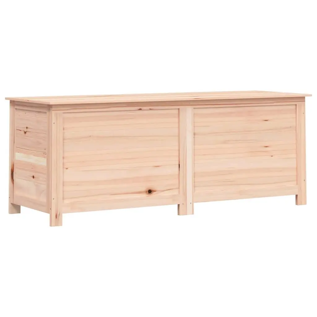 Outdoor Storage Box 150x50x56 cm Solid Fir Wood Garden Patio Cushion Blanket