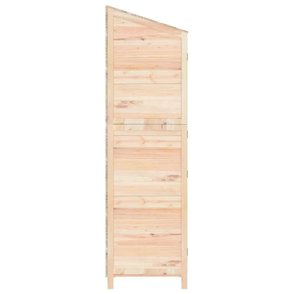 Garden Shed Brown 102x52x174.5 cm Wooden Structure Outdoor Storage Tool House
