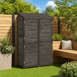Anthracite Wooden Garden Shed