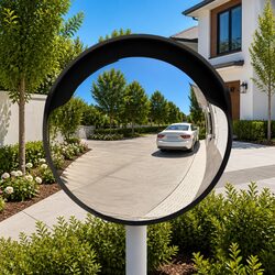 Compact 45cm Convex Traffic Mirror - Your Safety Solution