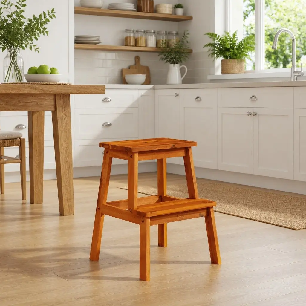 Wooden 2 Step Stool