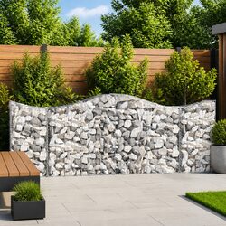 Sturdy Arched Gabion Basket for Garden Enhancement