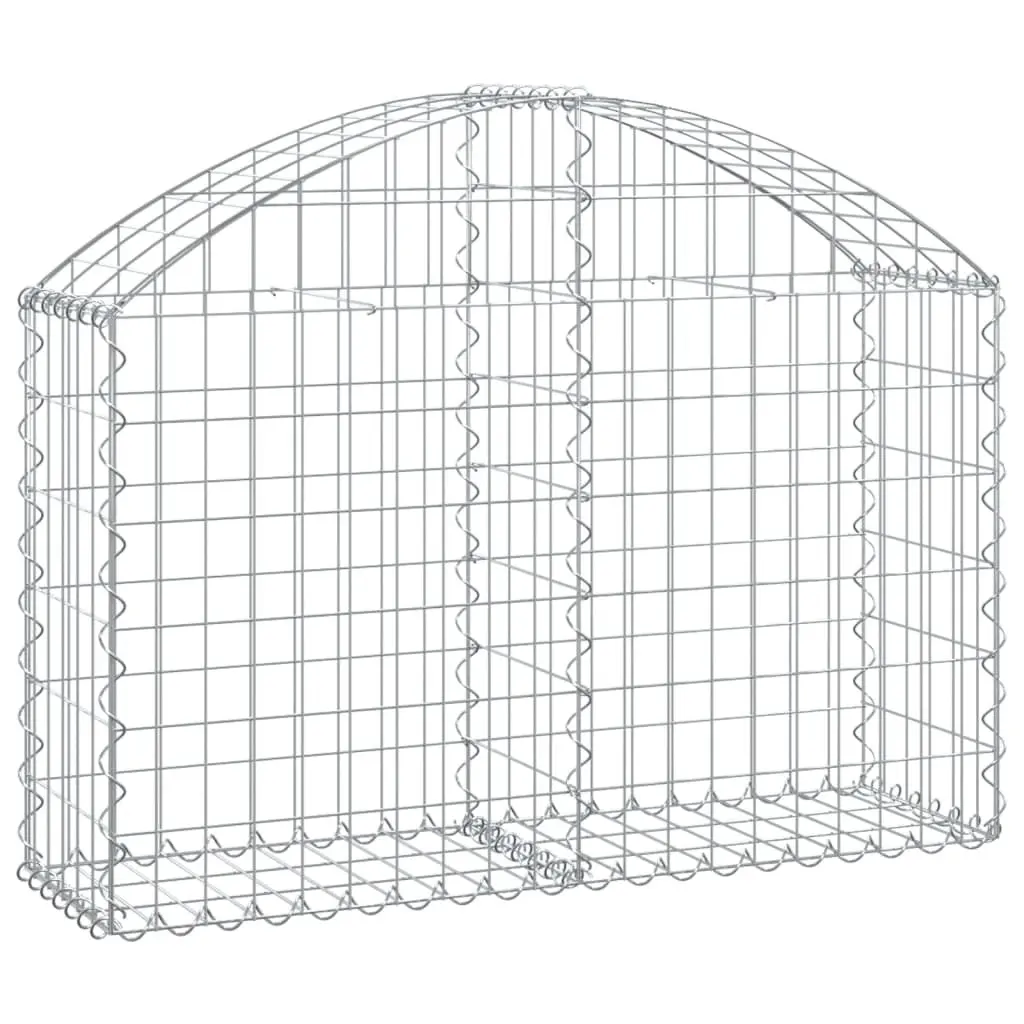 Arched Gabion Basket Garden Barrier Retaining Wall Decorative Outdoor Planter