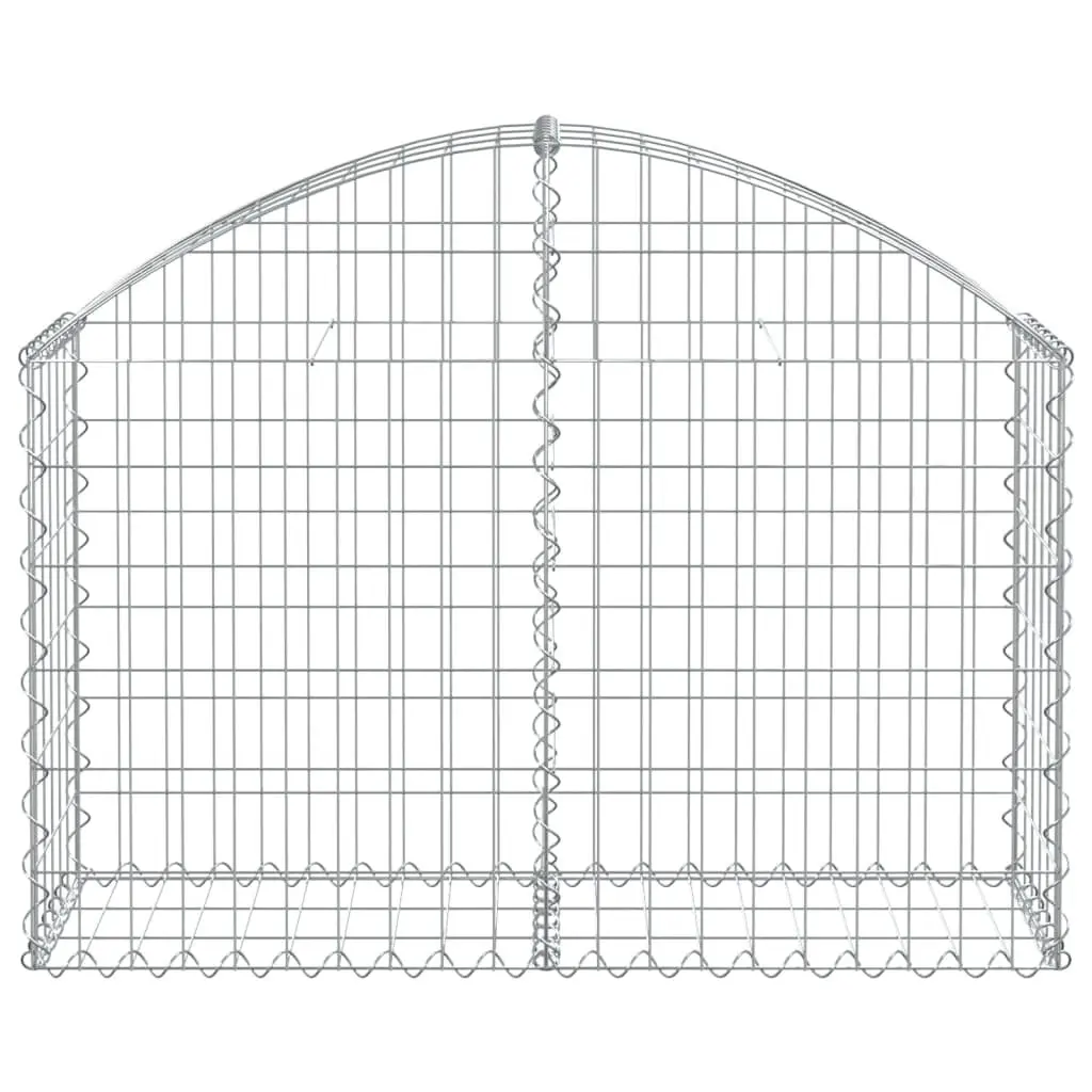 Arched Gabion Basket Garden Barrier Retaining Wall Decorative Outdoor Planter