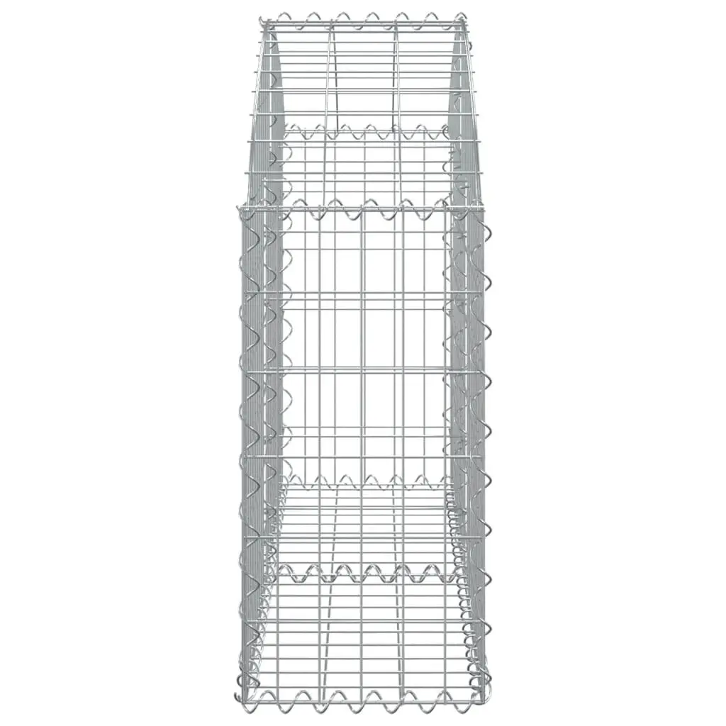 Arched Gabion Basket Garden Barrier Retaining Wall Decorative Outdoor Planter