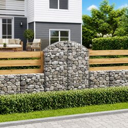 Compact Arched Gabion Basket for Your Garden