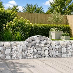 Arched Gabion Basket: Durable and Stylish for Outdoors