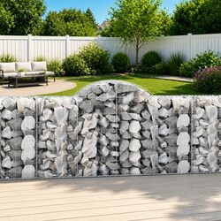 Compact and Robust Arched Gabion Basket 200x50x100/120 cm