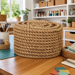 Compact 25m Jute Rope - Easy to Use and Cut