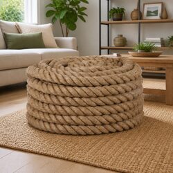 Jute Rope 10m x 30mm in Brown for Crafts