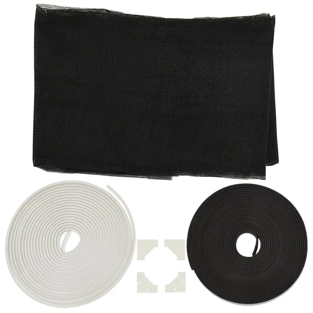 Magnetic Insect Screen White 120x140 cm Fibreglass Mesh Magnetic Installation