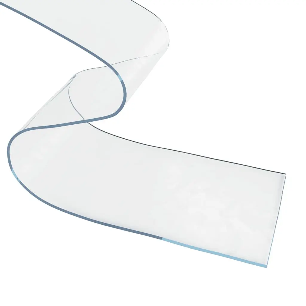 PVC Door Curtain Strip Transparent 200mm x 1.6mm Thermal Acoustic Barrier 50m