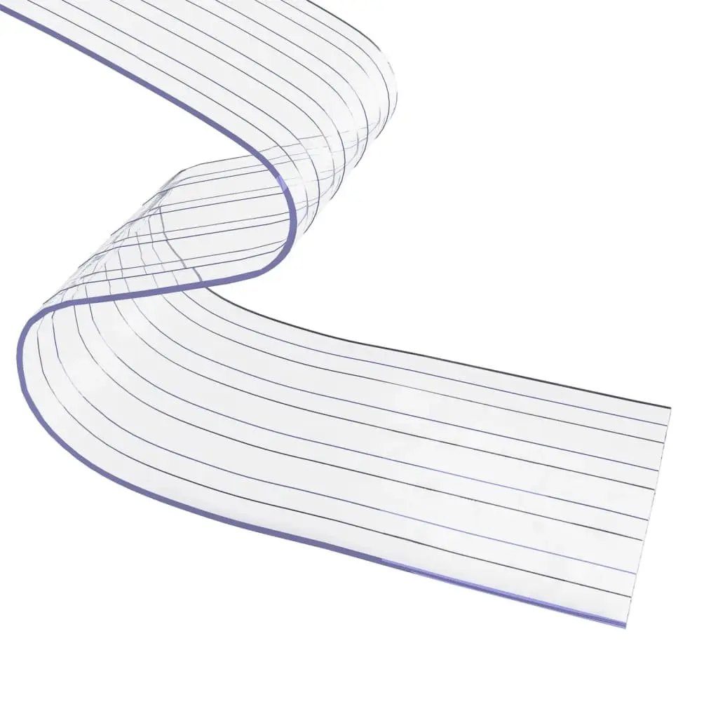 PVC Door Curtain Strip Transparent 300mm x 2.6mm Heat Insulation 10m Roll