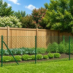 You’ll Love This 0.8x25 m Green Chain Link Fence for Your Space