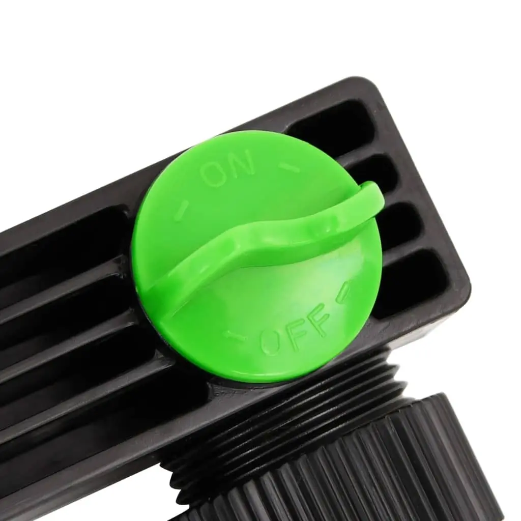4-Way Tap Adaptor Green Lightweight Water Irrigation Connector