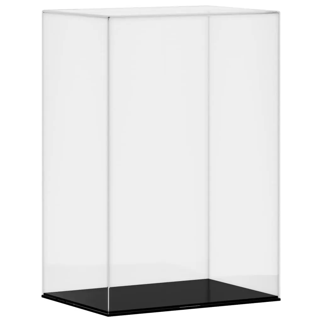 Transparent Acrylic Display Case Dustproof Showcase for Collectibles Toys Models 17x12x25cm