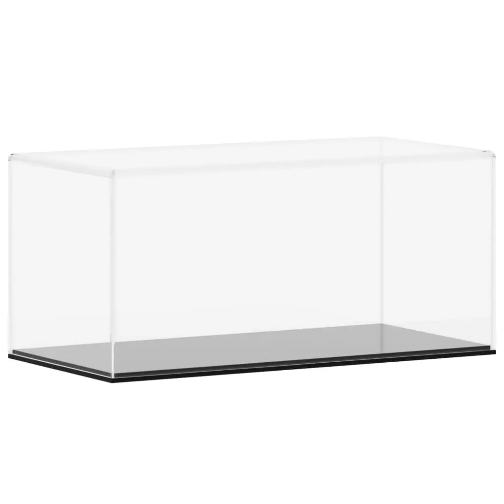 Acrylic Display Box Transparent 30x15x14cm Dustproof for Collectibles Toys Models