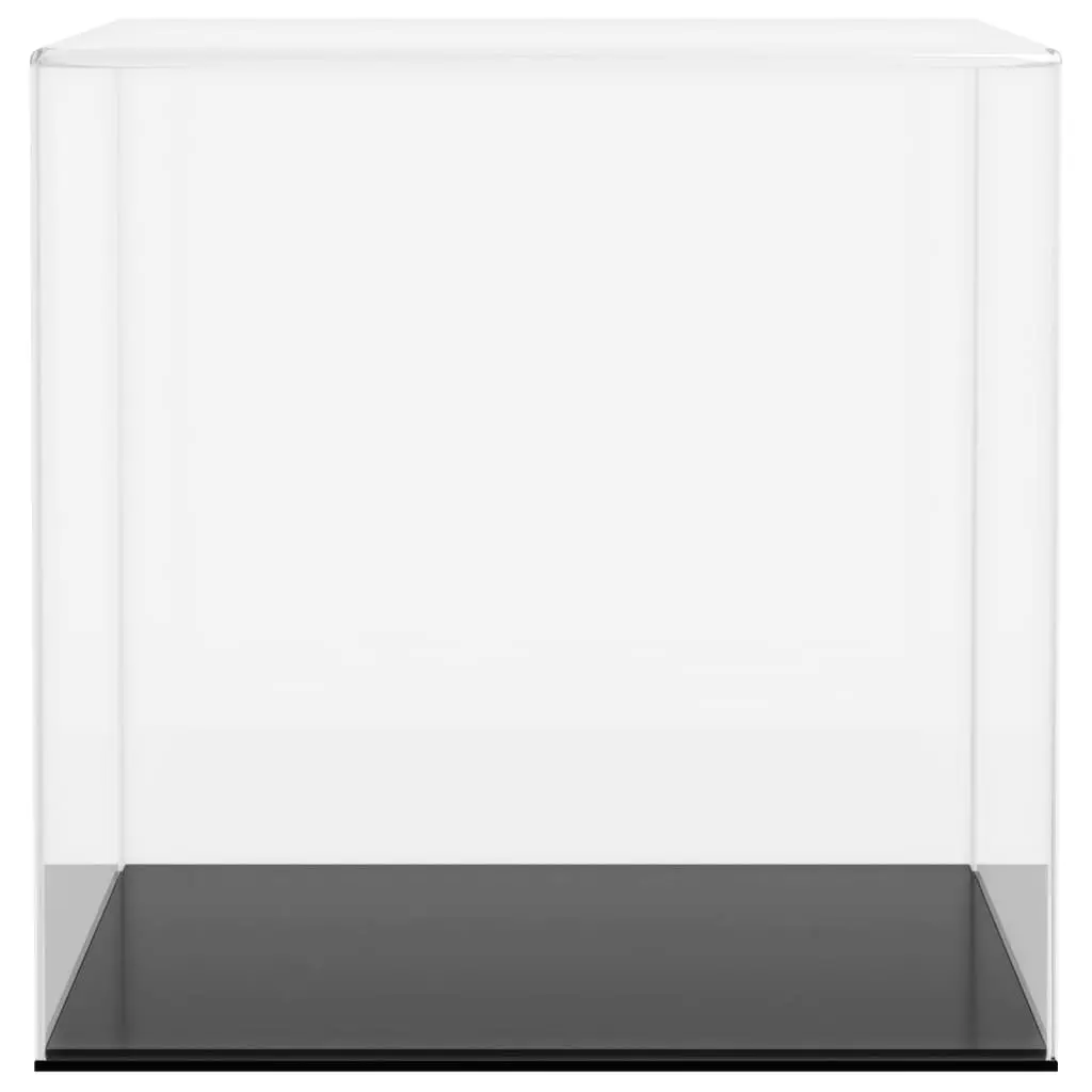 Acrylic Display Box Transparent 30x30x30 cm Dustproof Case for Collectibles