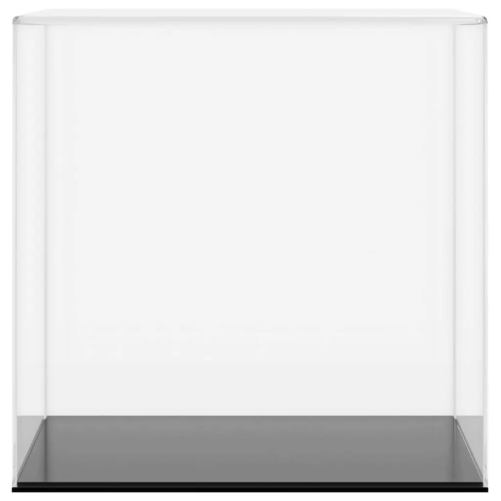 Acrylic Display Box Transparent 30x30x30 cm Dustproof Case for Collectibles