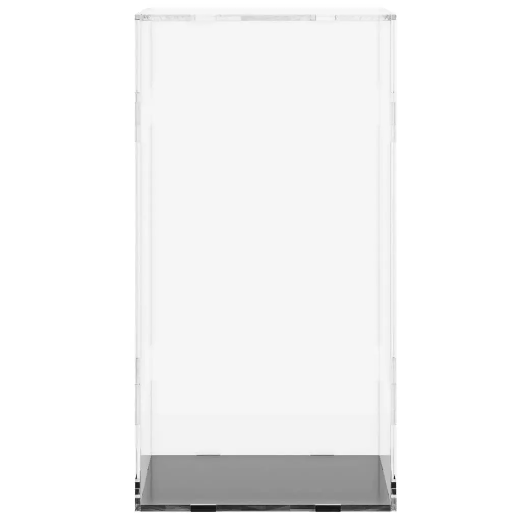 Acrylic Display Box Transparent 20x20x38cm Dustproof Collectibles Showcase