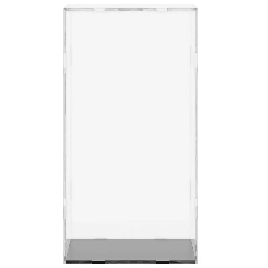 Acrylic Display Box Transparent 20x20x38cm Dustproof Collectibles Showcase