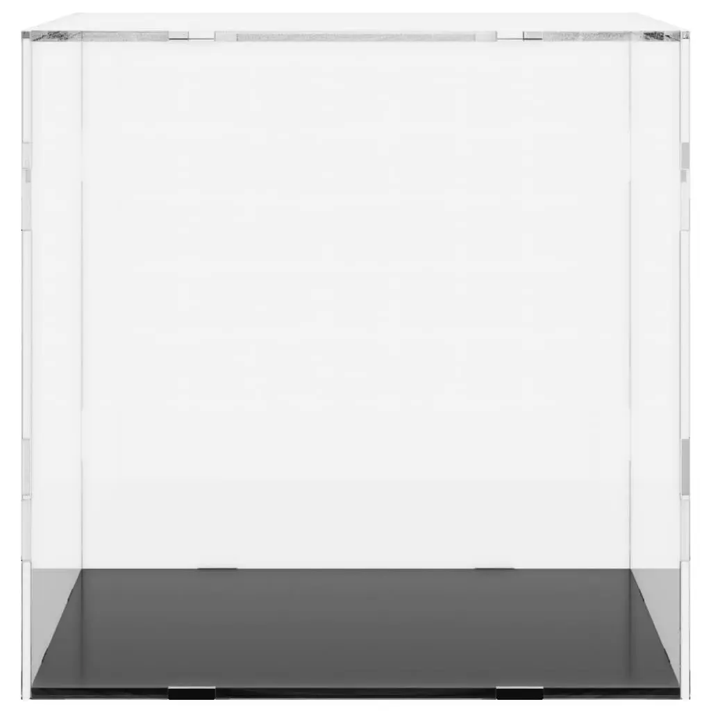Acrylic Display Box Transparent 30x30x30cm Dustproof for Collectibles Toys Models Handicrafts