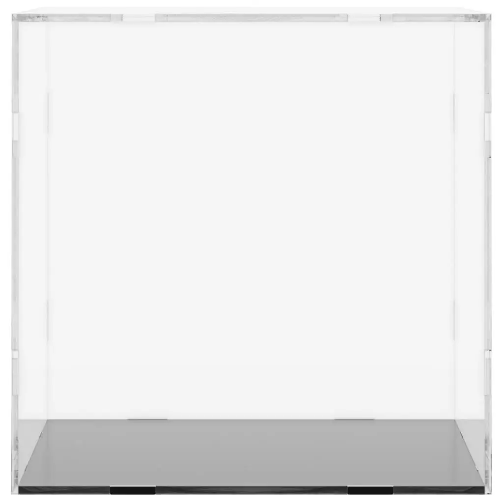 Acrylic Display Box Transparent 30x30x30cm Dustproof for Collectibles Toys Models Handicrafts