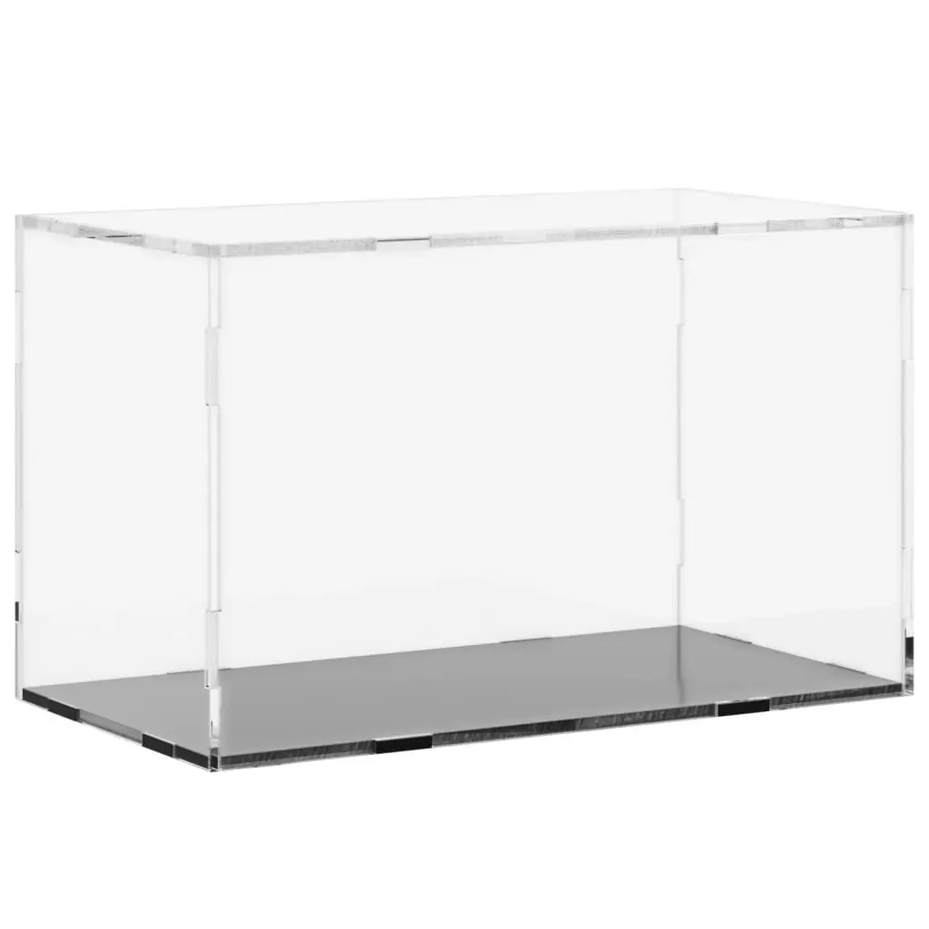 Acrylic Display Box Transparent Dustproof Case 31x17x19cm Durable Construction