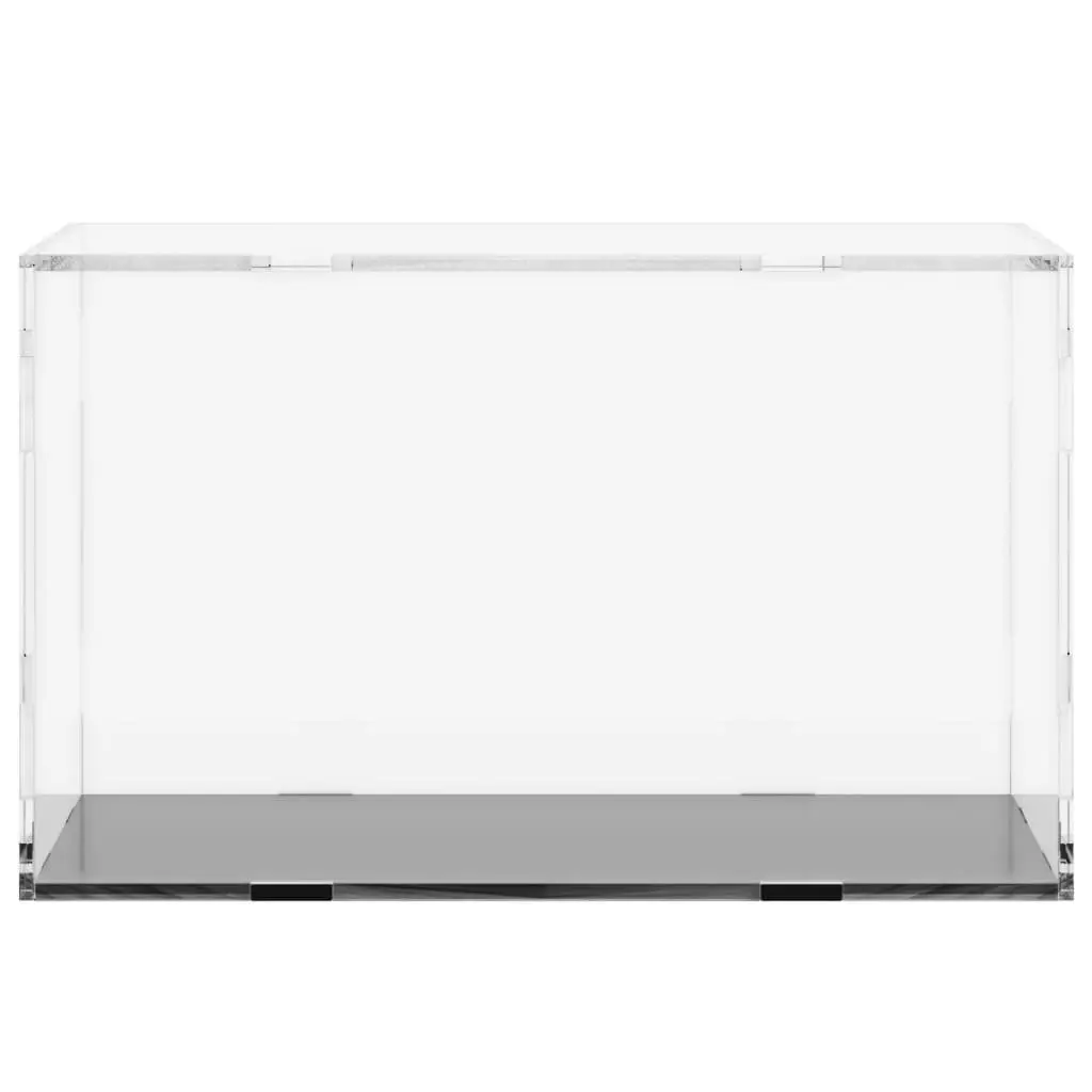 Acrylic Display Box Transparent Dustproof Case 31x17x19cm Durable Construction