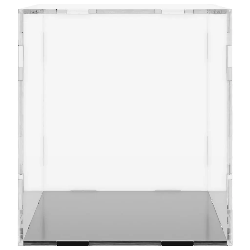 Acrylic Display Box Transparent Dustproof Case 31x17x19cm Durable Construction