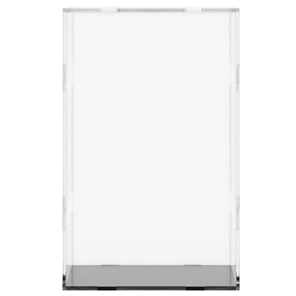 Transparent Acrylic Display Box Dustproof Protection Case for Collectibles 22x18x35cm