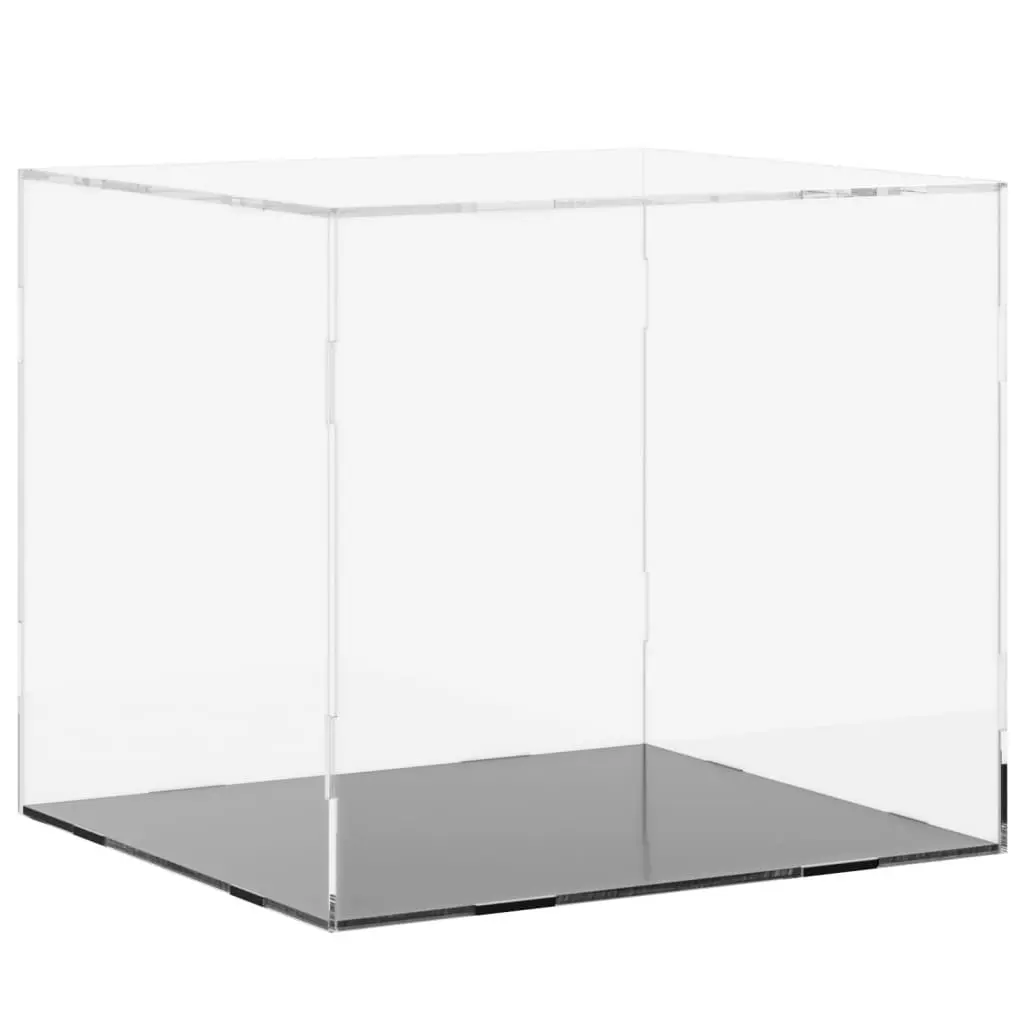 Acrylic Display Box Transparent 40x36x35cm Dustproof Showcase Case for Collectibles