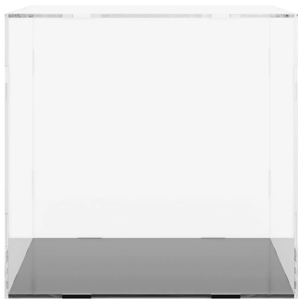 Acrylic Display Box Transparent 40x36x35cm Dustproof Showcase Case for Collectibles