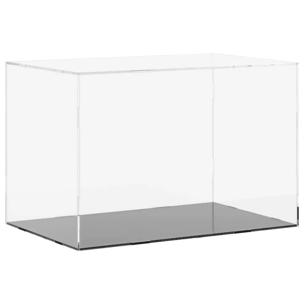 Acrylic Display Box Transparent 56x36x37cm Dustproof Collectibles Showcase Case