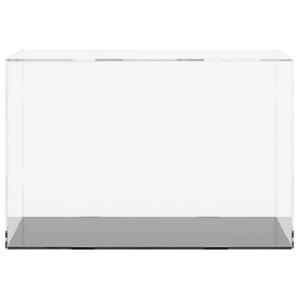 Acrylic Display Box Transparent 56x36x37cm Dustproof Collectibles Showcase Case