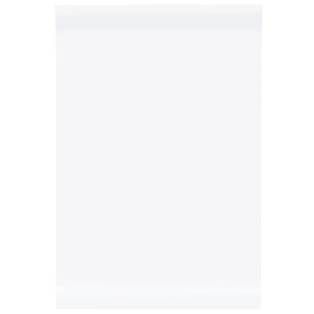Self-Adhesive Decorative Film PVC Roll Matte White 90x500cm Furniture Sticker for DIY Projects and Protection