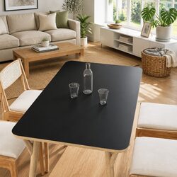 Matte Black Self-Adhesive Sticker 90x500cm for Easy Application
