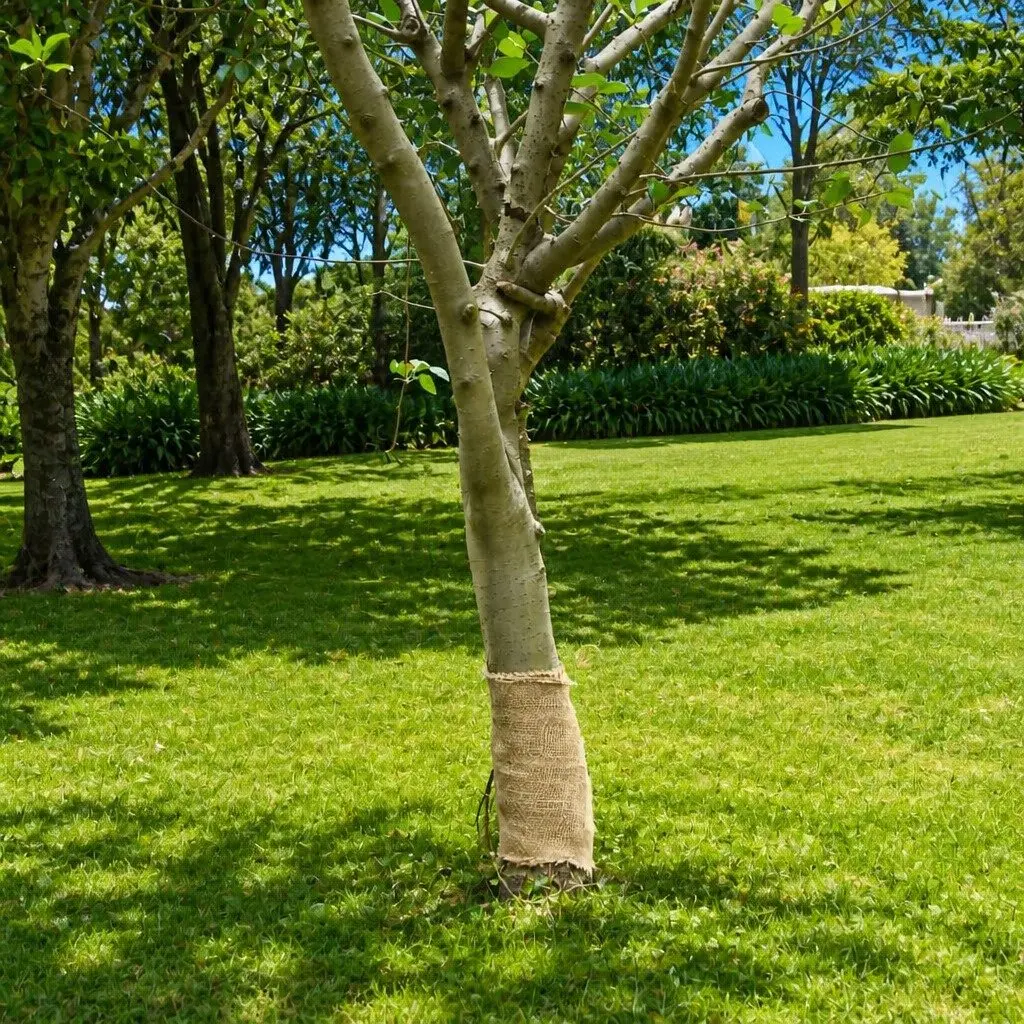 Jute Roll Natural 0.25x100 m Durable Burlap Hessian Craft Decor