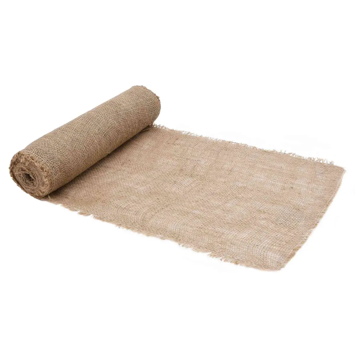 Jute Roll 0.5x25m Natural Burlap Hessian Runner Crafts Decor Wedding Events