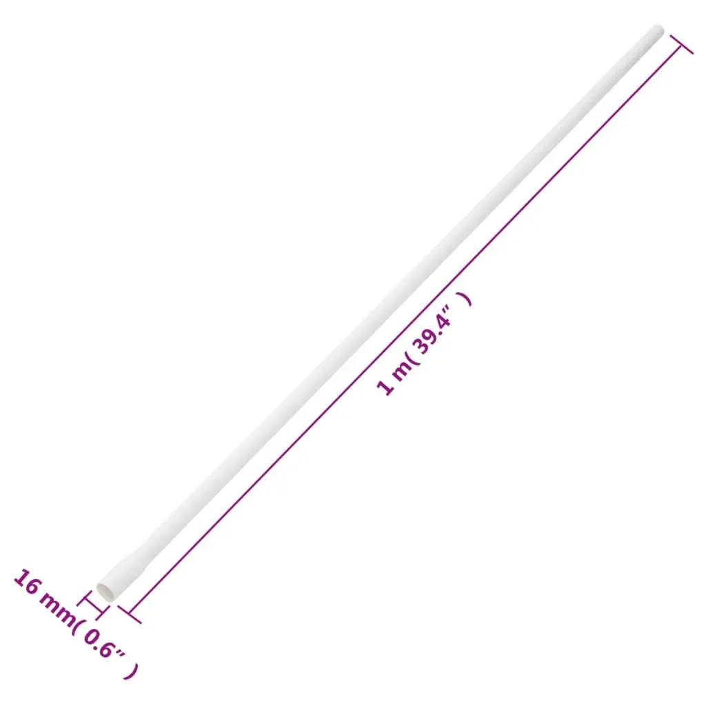30m White PVC Cable Trunking