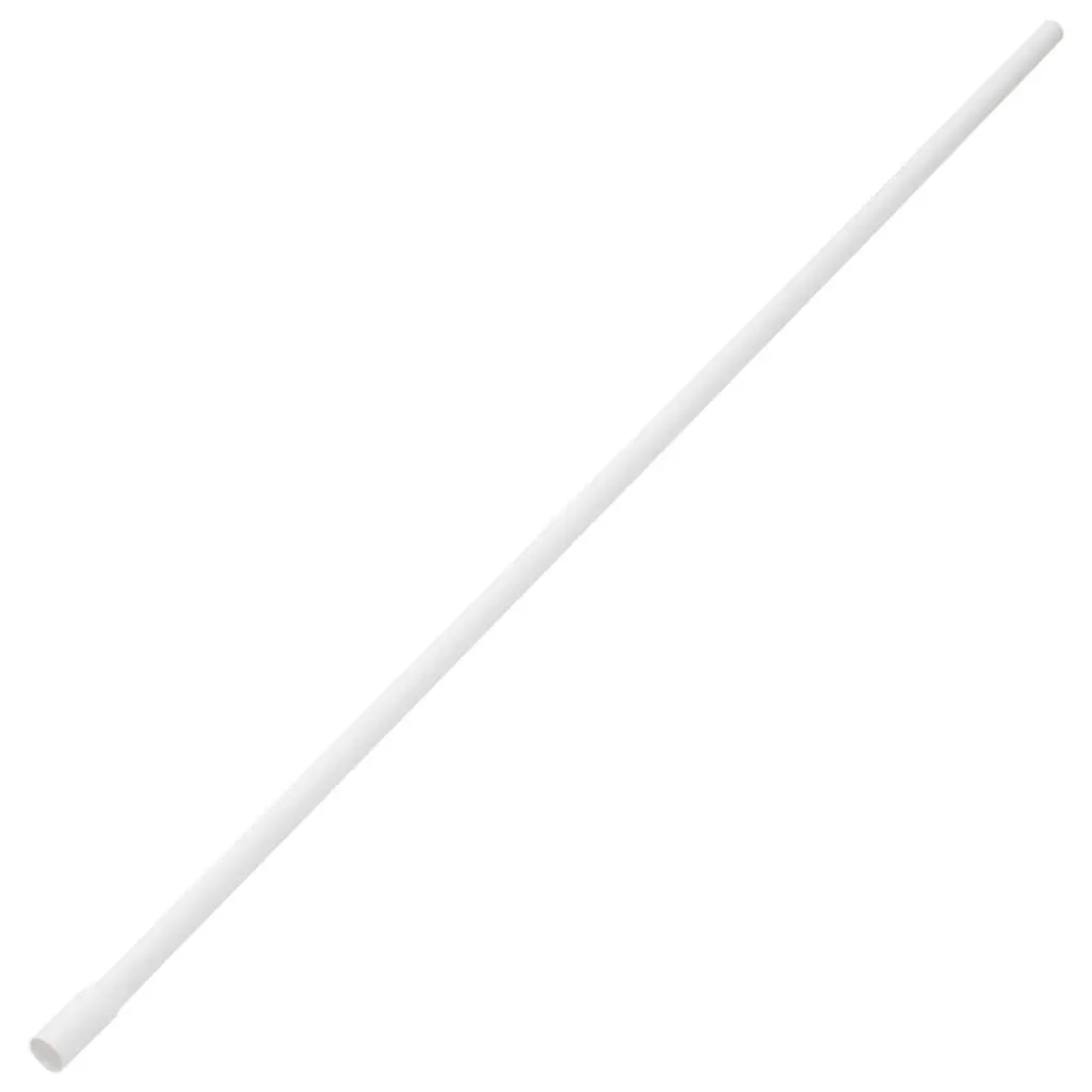 10m White PVC Cable Trunking with Clips Included