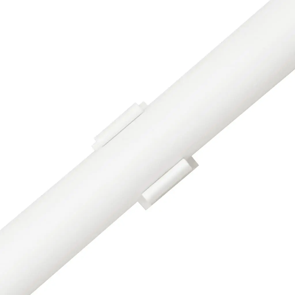 10m White PVC Cable Trunking with Clips Included