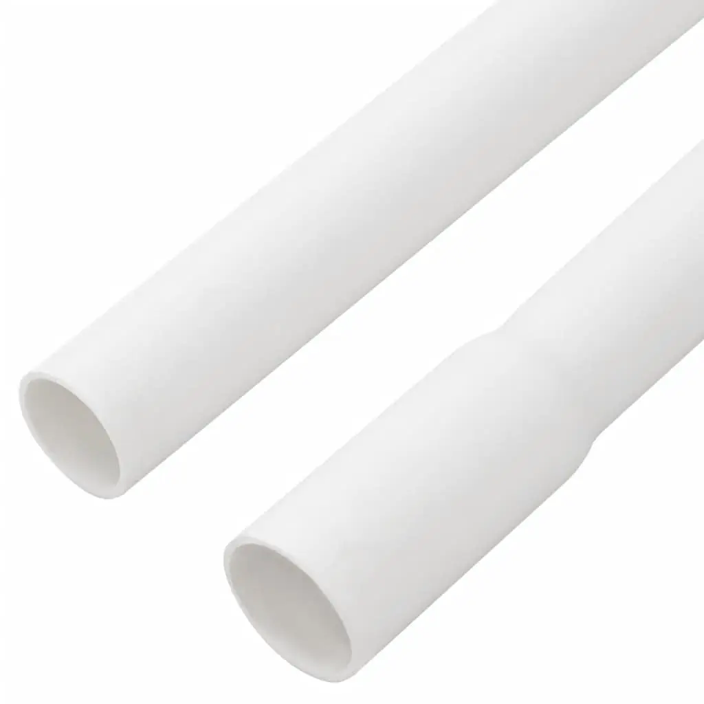 Cable Trunking 30m Ø16mm PVC Wire Cover Channel Clips White Cord Management