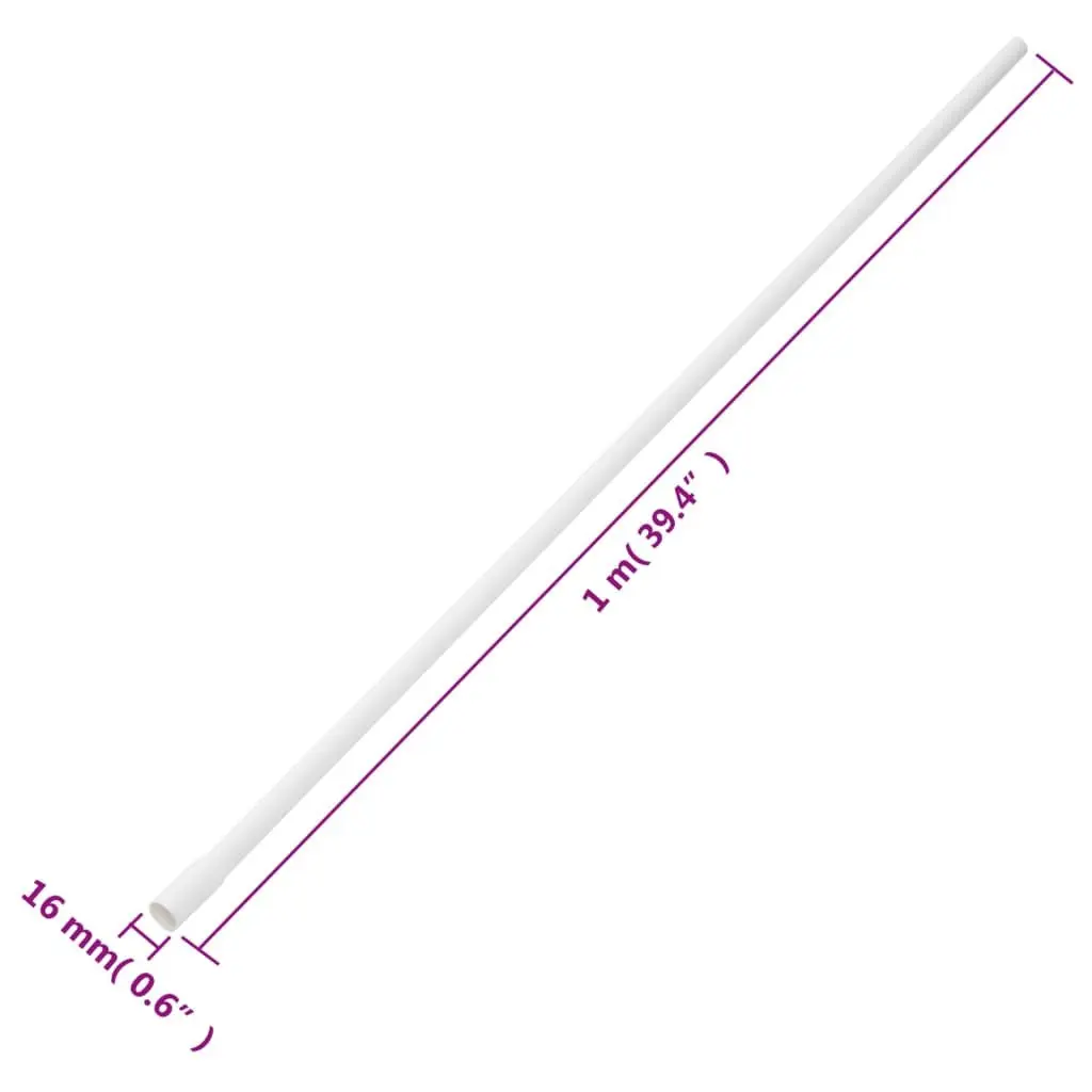 Cable Trunking 30m Ø16mm PVC Wire Cover Channel Clips White Cord Management