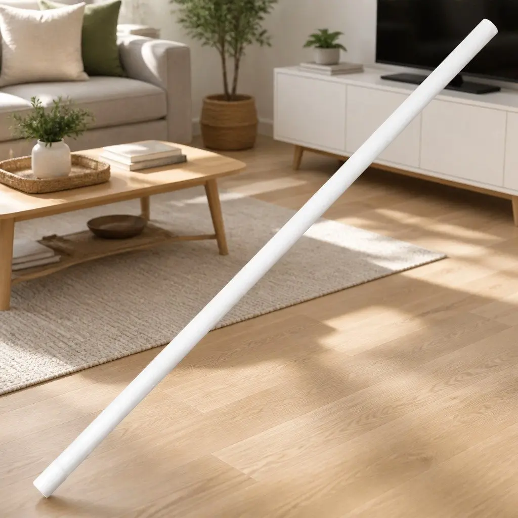 White PVC Cable Trunking 20mm 10m Length