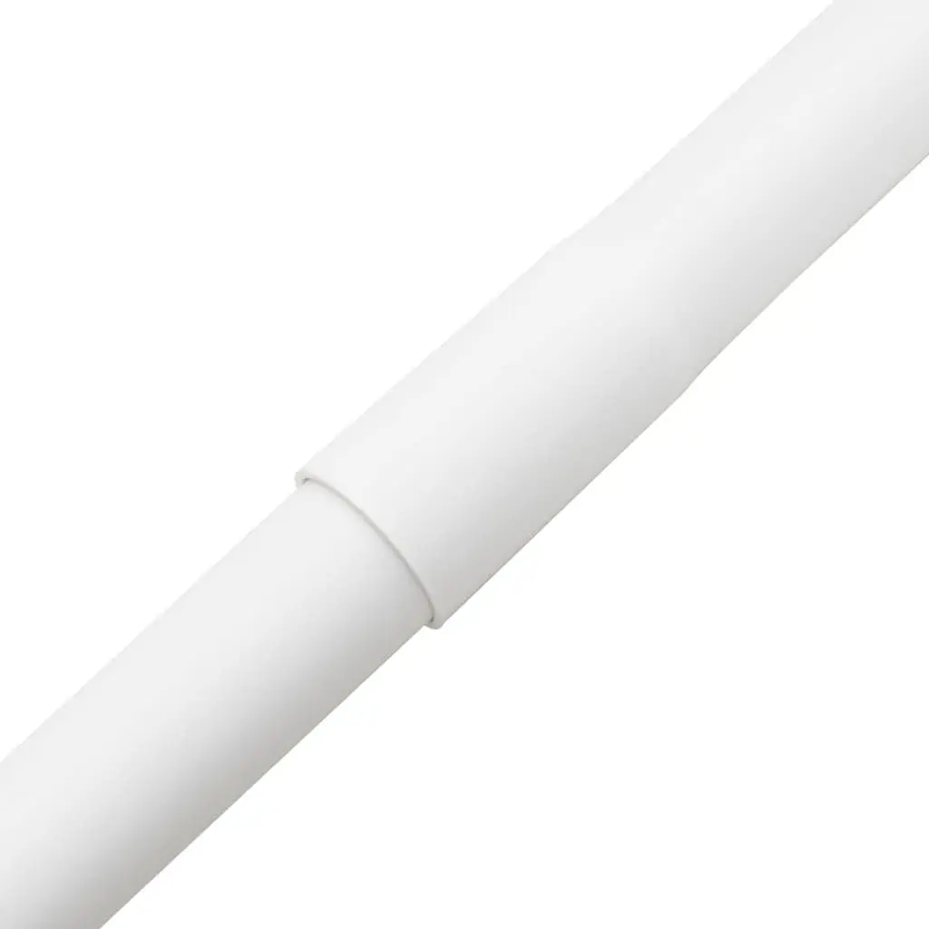 Cable Trunking White 20mm PVC Cord Cover Clips 10m Organiser