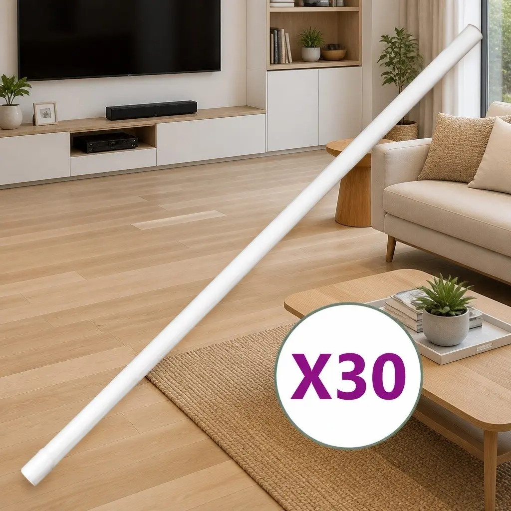 30m White PVC Cable Trunking for Easy Management