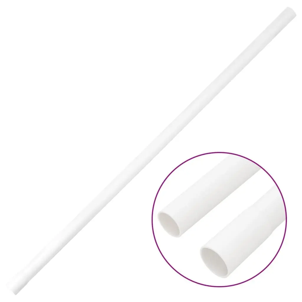 Cable Trunking White 25mm 10m PVC Wire Cover with Clips for Wall and Floor Organiser